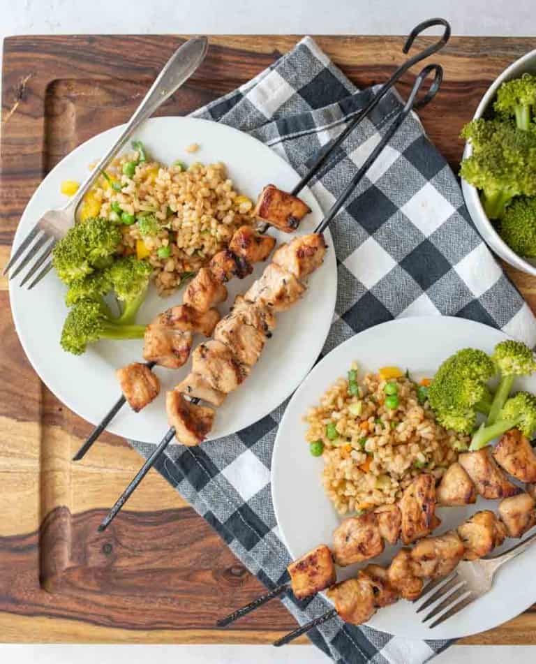 Grilled Chicken Kabobs — Bless This Mess