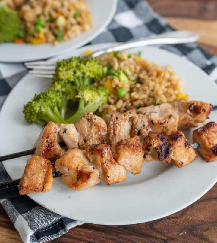 Grilled Chicken Kabobs — Bless this Mess