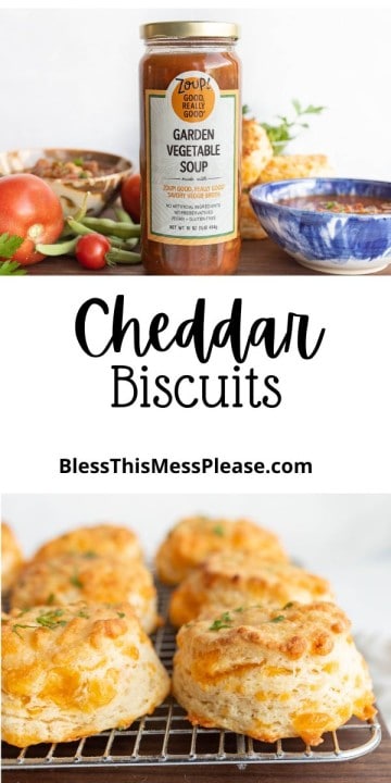 Cheddar Biscuits for Soup — Bless this Mess