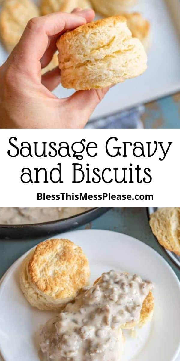 Best Homemade Biscuits & Sausage Gravy Recipe — Bless this Mess