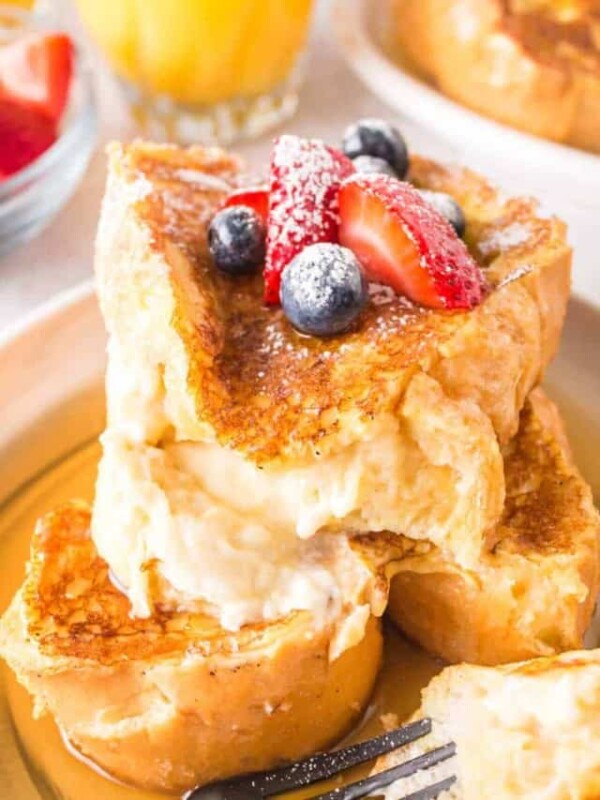 image of stuffed french toast with berries