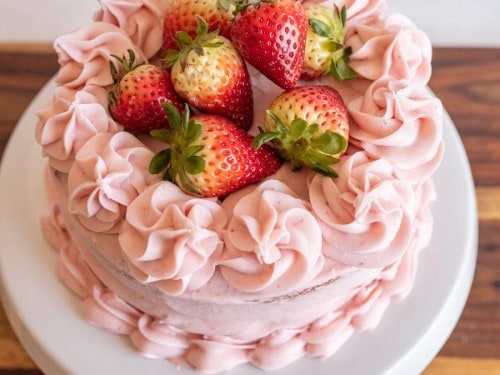 Fresh Strawberry Cake | California Strawberries