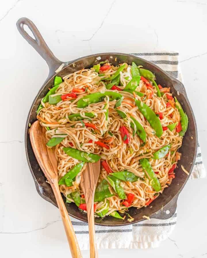 Vegetable Lo Mein — Bless this Mess