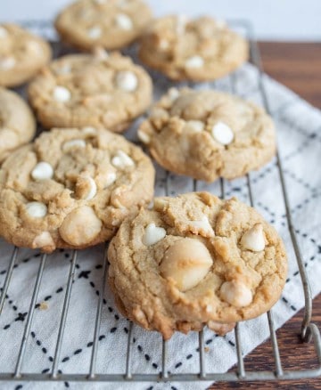 White Chocolate Macadamia Nut Cookie — Bless This Mess