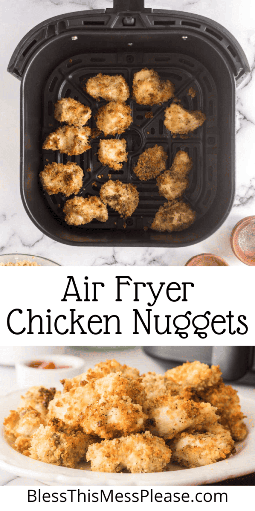 Air Fryer Chicken Nuggets — Bless this Mess