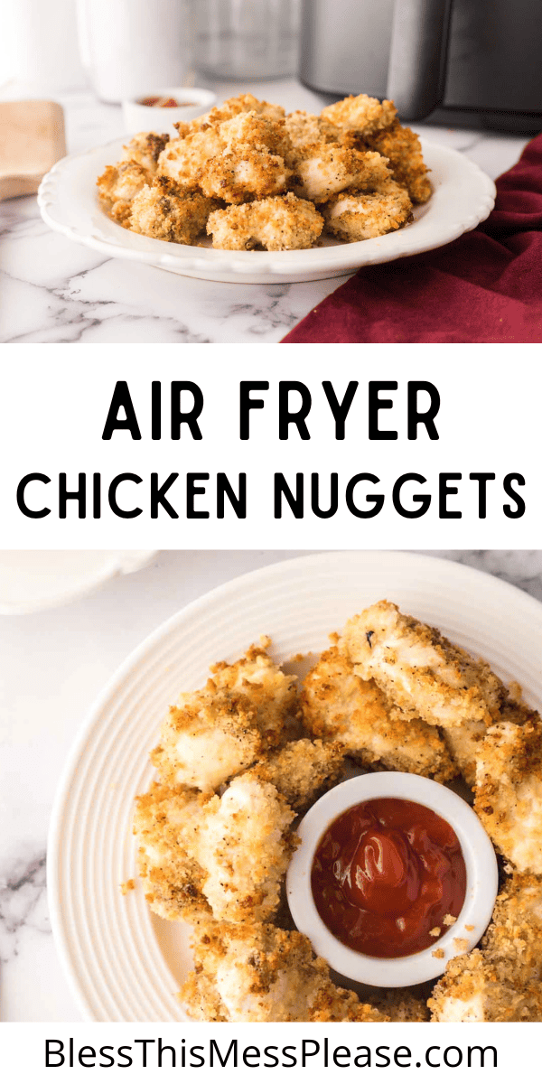 Air Fryer Chicken Nuggets — Bless this Mess