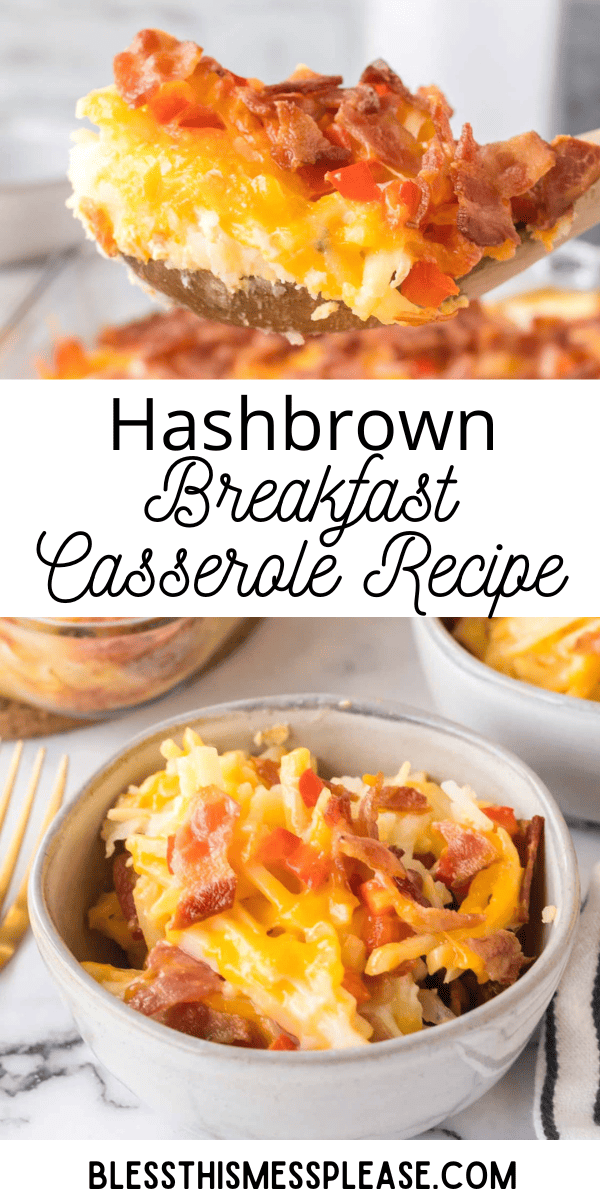 Hash Brown Breakfast Casserole — Bless this Mess