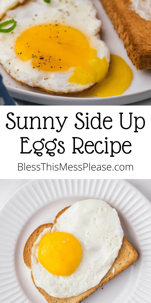 Sunny Side Up Eggs — Bless this Mess