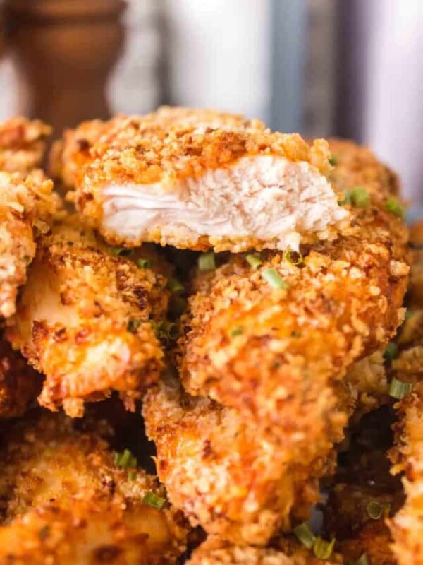 golden crispy air fryer chicken tenders