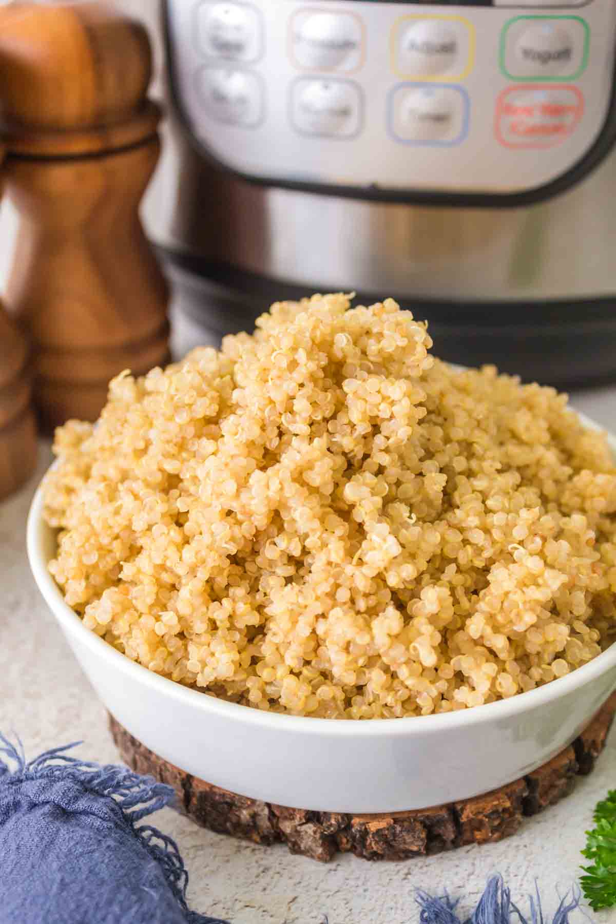 Fluffy Soaked Quinoa In The Instant Pot (nourishing, gluten-free)