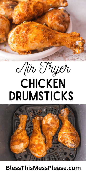 Air Fryer Chicken Drumsticks — Bless This Mess