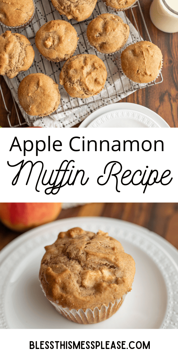 Apple Cinnamon Muffins — Bless this Mess