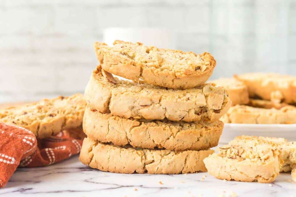 Biscotti with Almonds and Chocolate — Bless this Mess