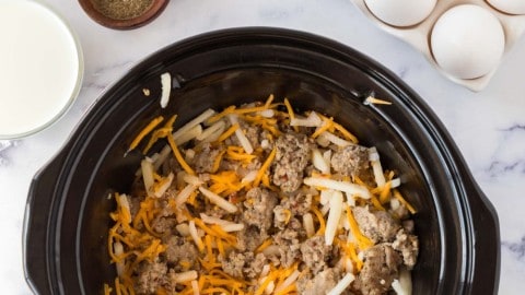 Crockpot Breakfast Casserole — Bless this Mess