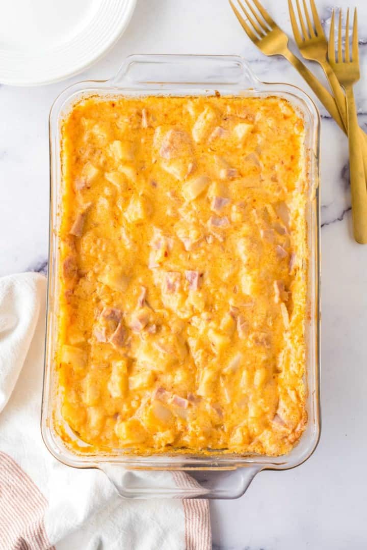 Ham and Potato Casserole — Bless this Mess