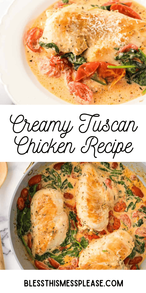 Tuscan Chicken — Bless this Mess