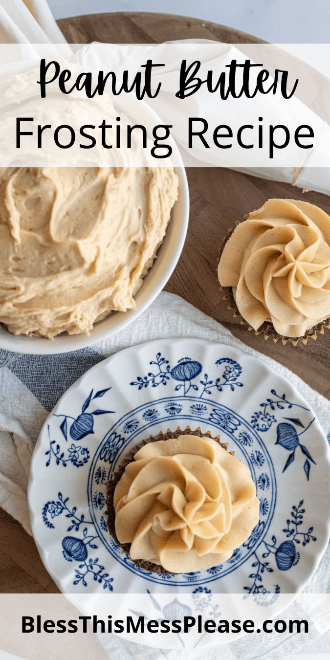 Peanut Butter Frosting — Bless this Mess