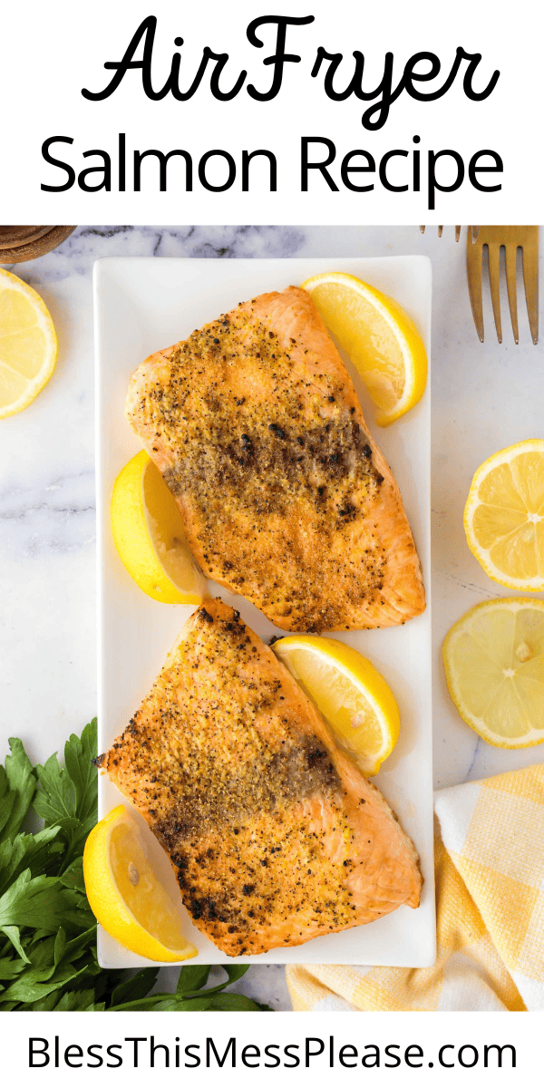 Air Fryer Salmon — Bless this Mess