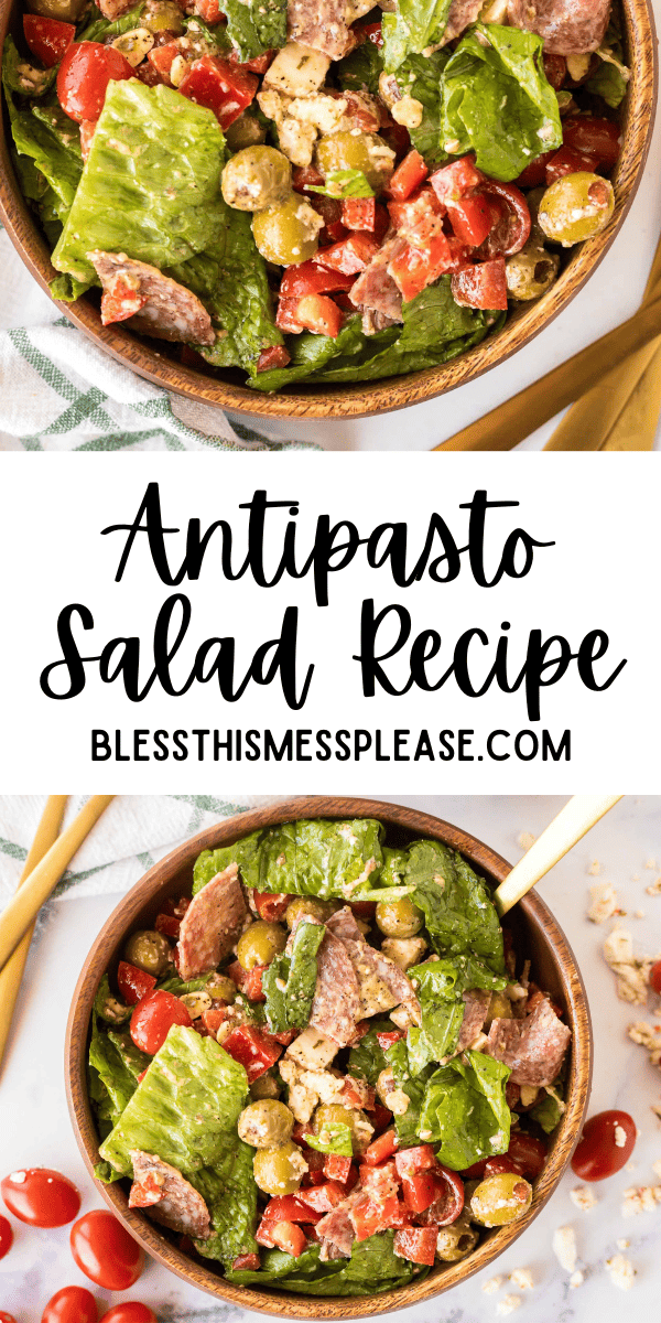 Antipasto Salad — Bless this Mess