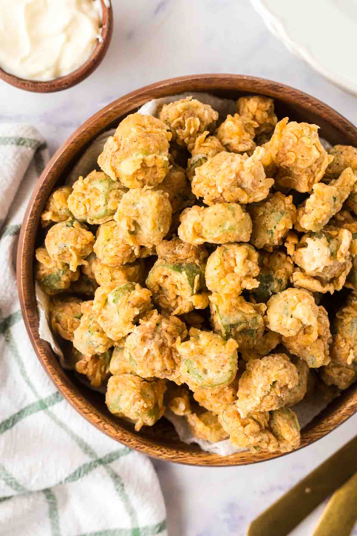 The Best Fried Okra (easy too) - Southern Bite