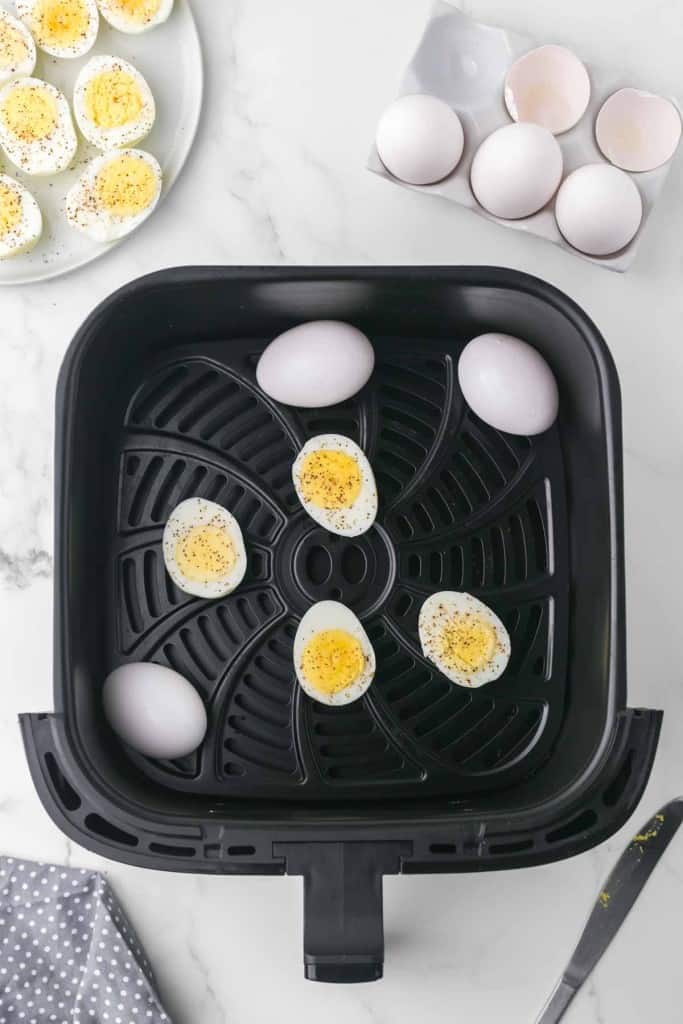 Air Fryer Eggs in a Basket