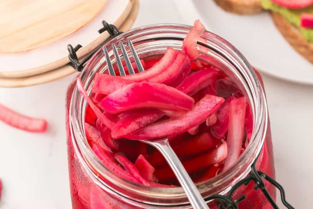 Pickled Red Onions — Bless this Mess