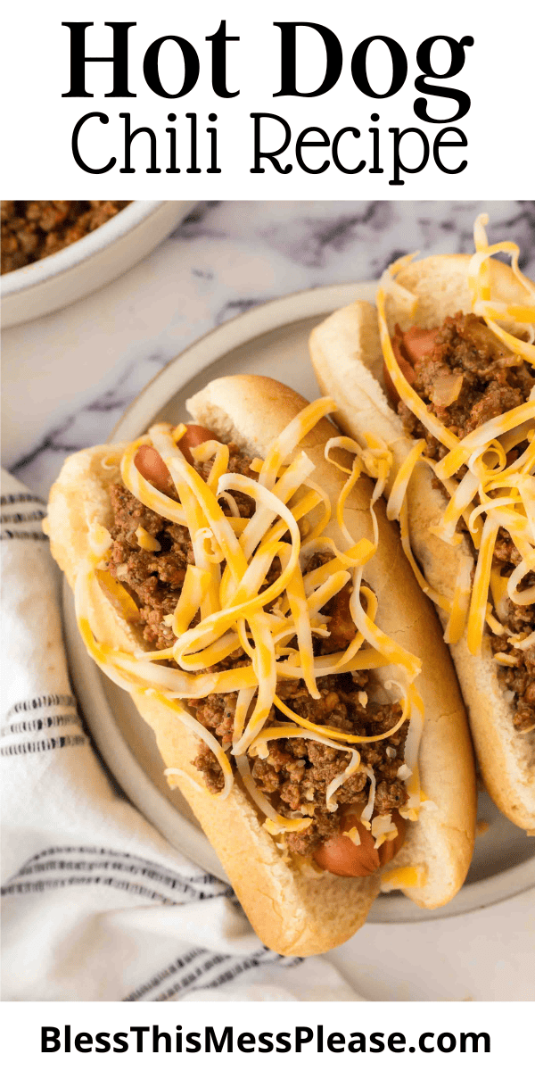 Hot Dog Chili — Bless this Mess