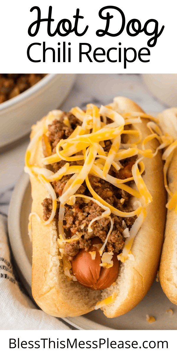 Hot Dog Chili — Bless this Mess