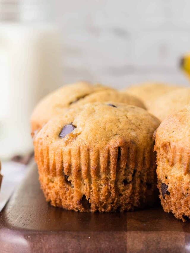 Banana Chocolate Chip Muffin Recipe — Bless This Mess