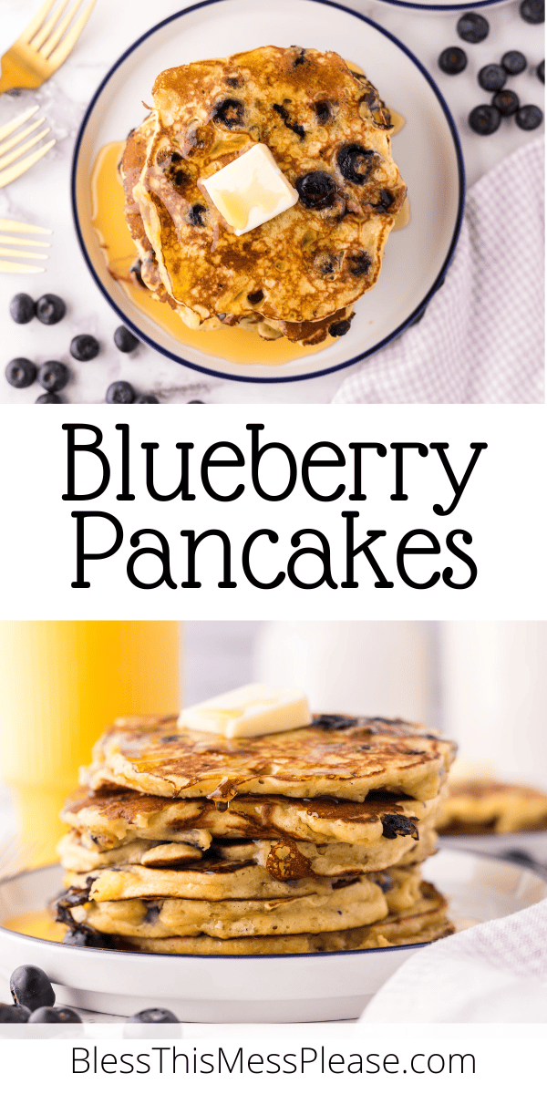 Blueberry Pancakes — Bless This Mess