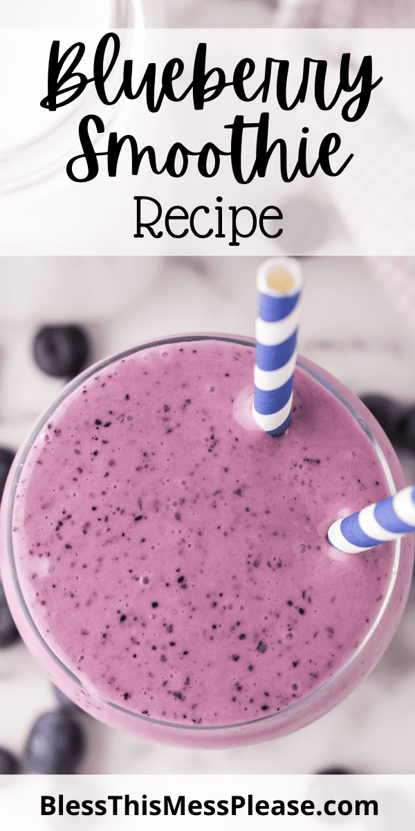 Blueberry Smoothie Bless This Mess   Blueberry Smoothie Recipe 2 