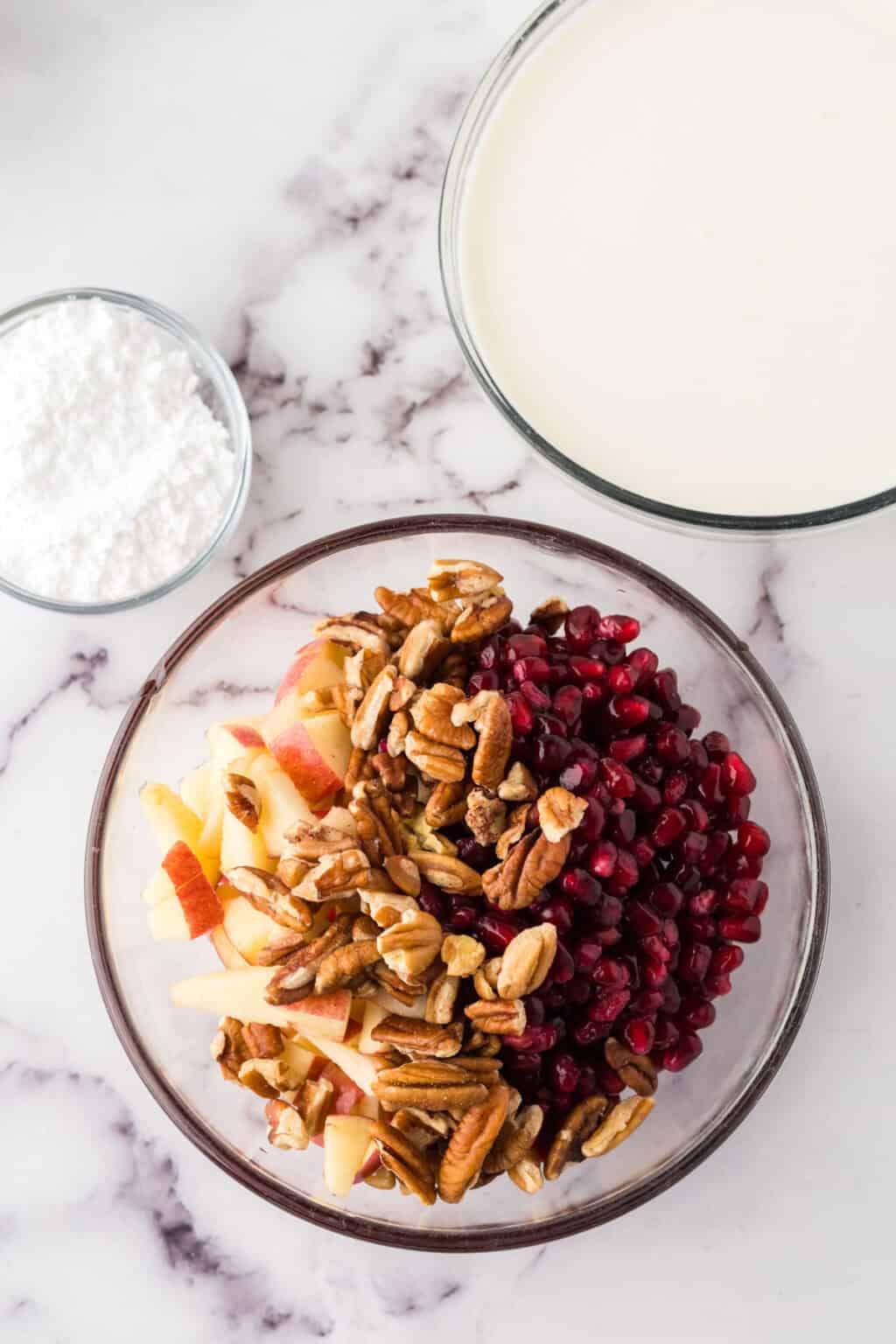 Dixie Salad Recipe | Holiday Side Dish Made With Pomegranate and Apple