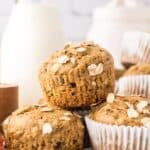 whole grain zucchini muffins.