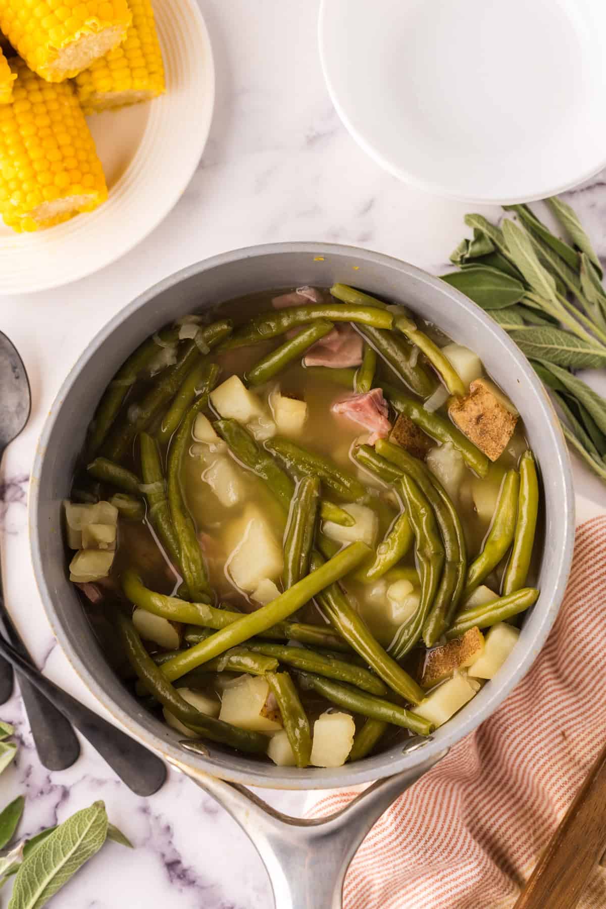 One pot farmstead wonder recipe cooking in a pot.