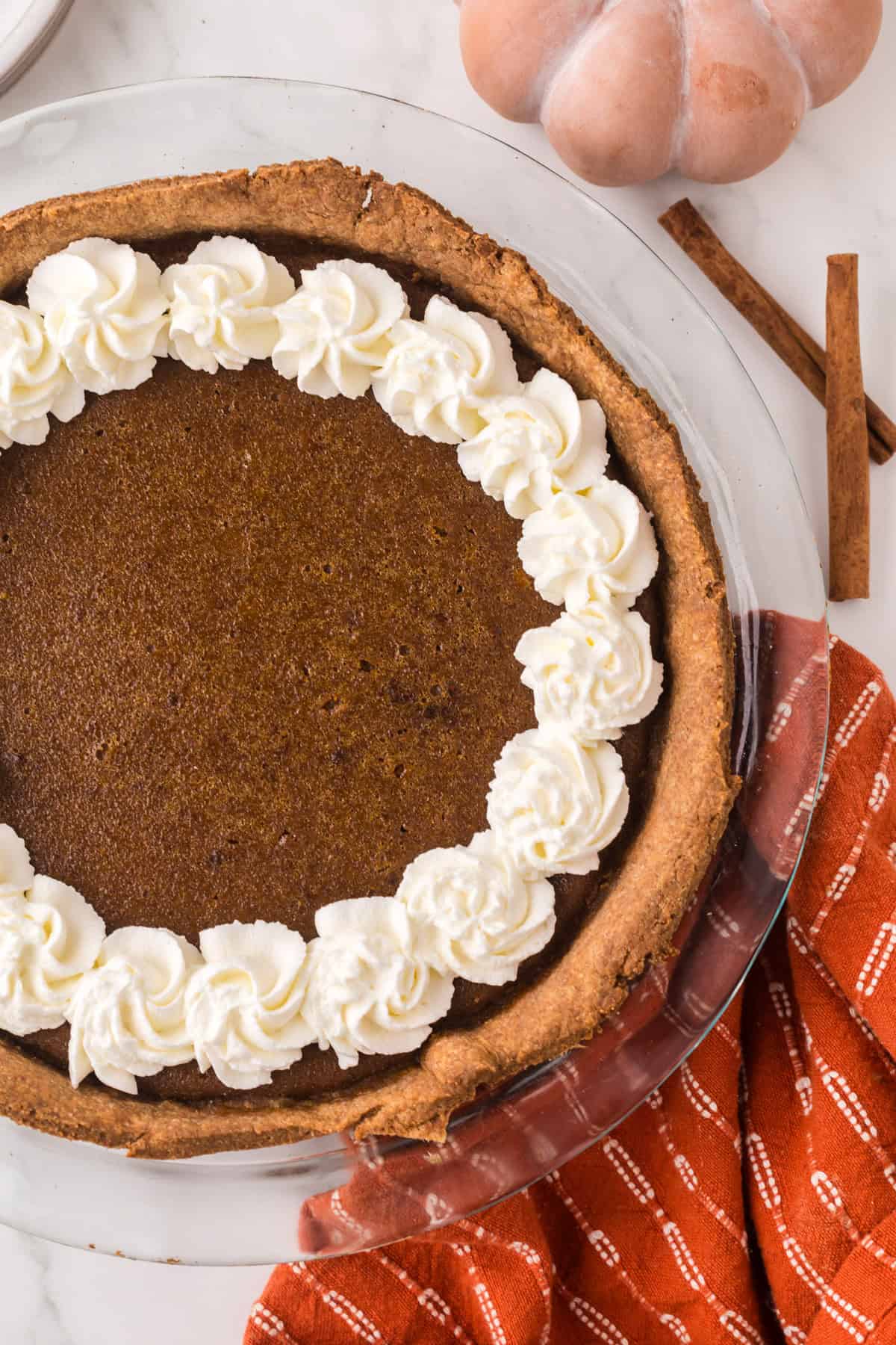 homemade healthy pumpkin pie recipe.